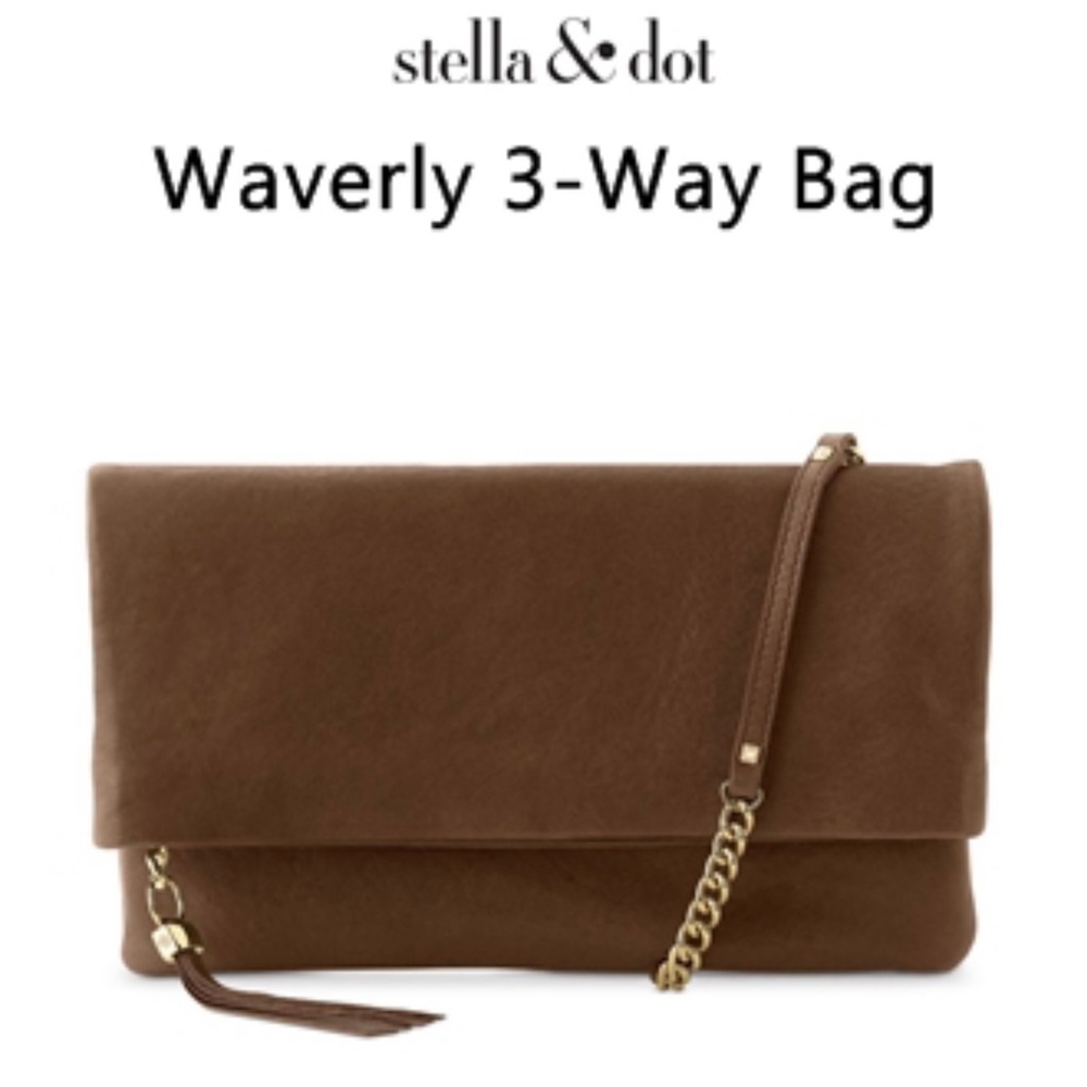 🆕WOT Stella & Dot Crossbody Bag Dove